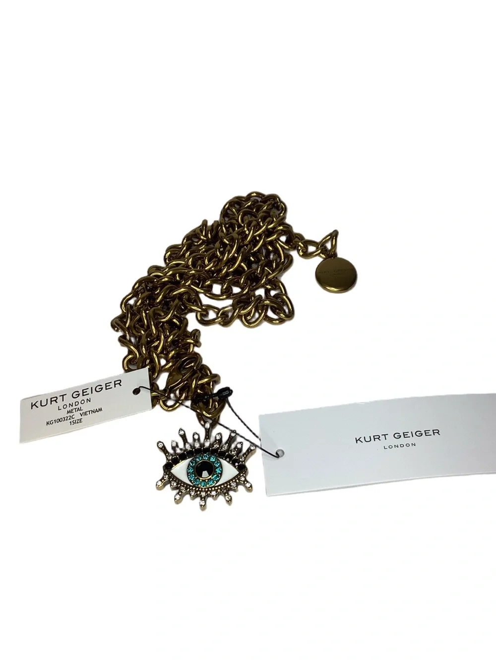 Kurt Geiger London Evil Eye Belly Chain New